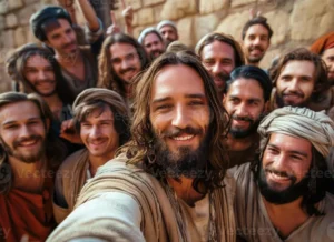 selfie jesus disciples