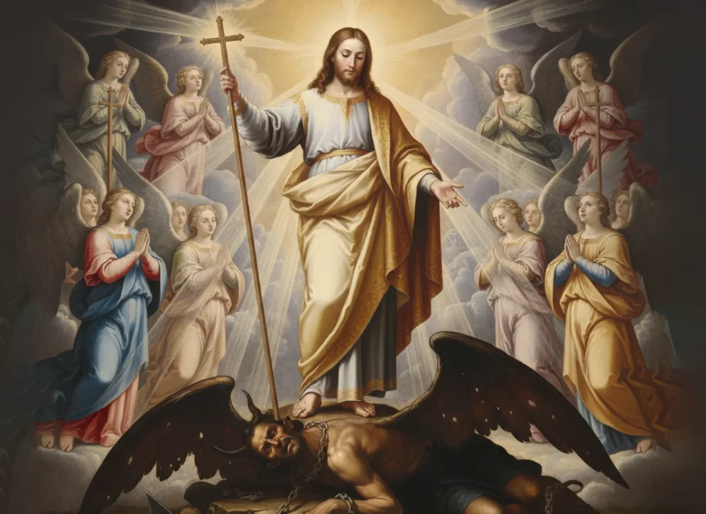 yesus menang atas setan
