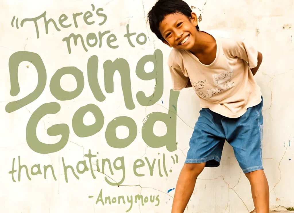 more than doing good