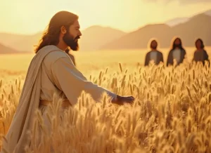 yesus di ladang gandum