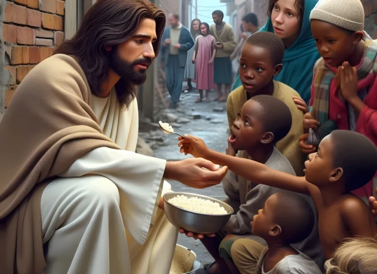 jesus with the poor