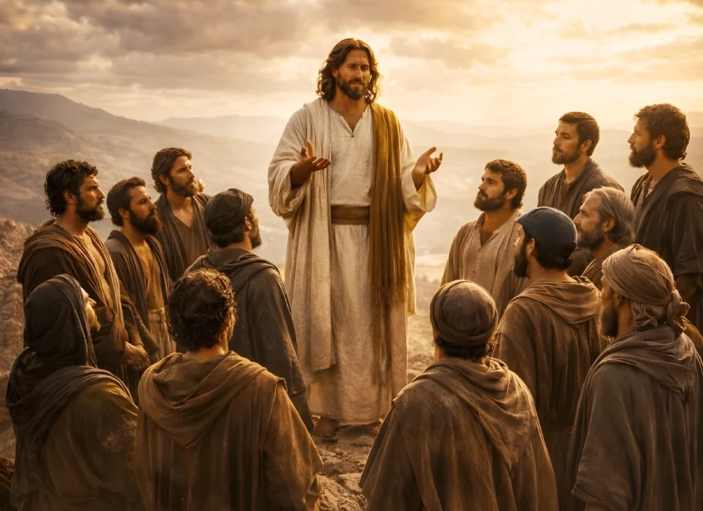 jesus prays for his disciples