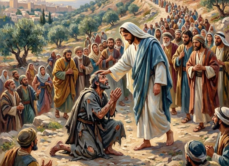 yesus menyembuhkan seorang kusta