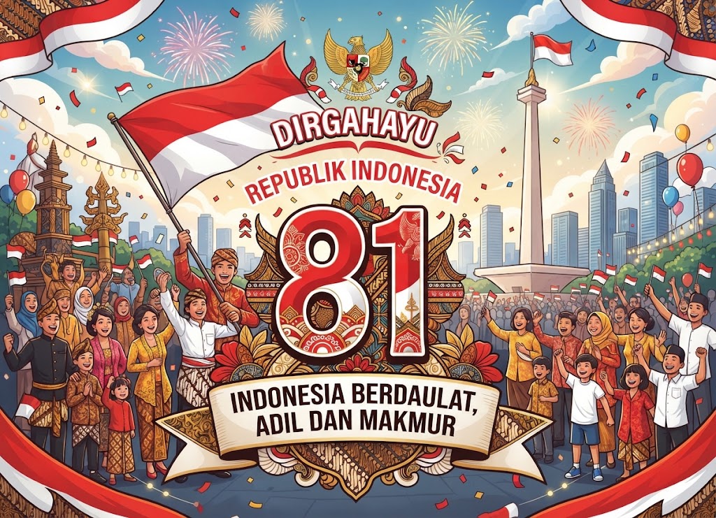 Hiduplah Sebagai Orang Merdeka hut kemerdekaan ri 81