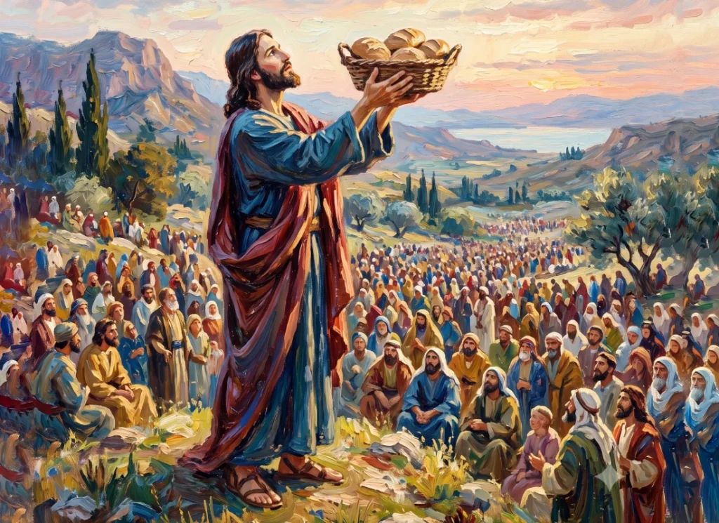 yesus memberi makan lima ribu orang