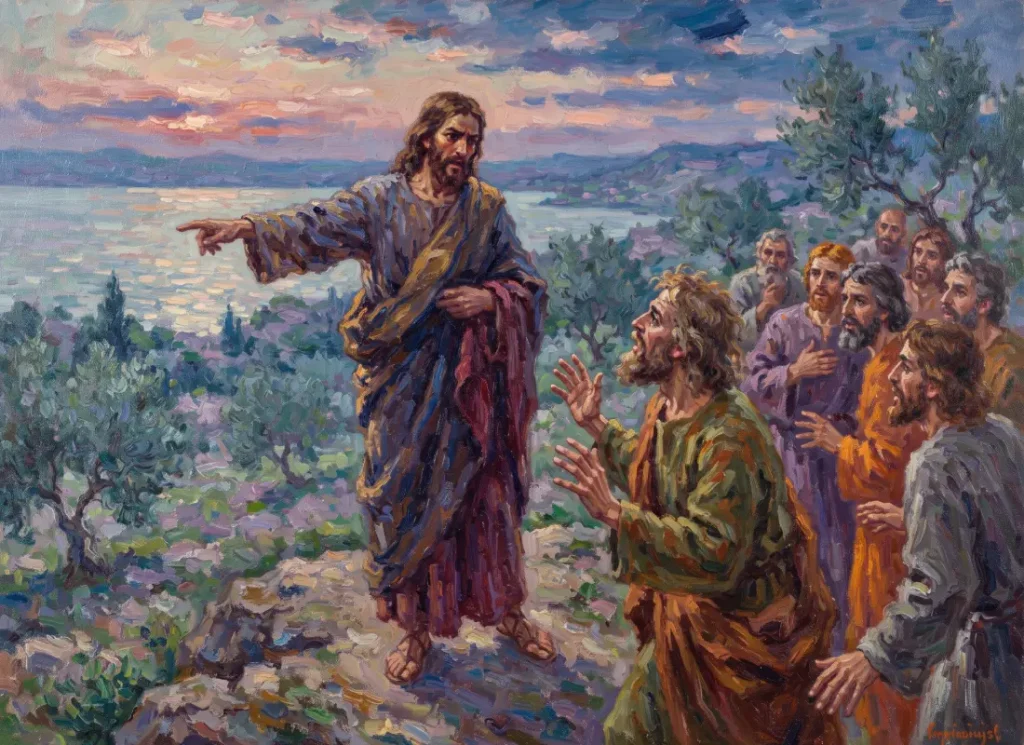 yesus menegur petrus