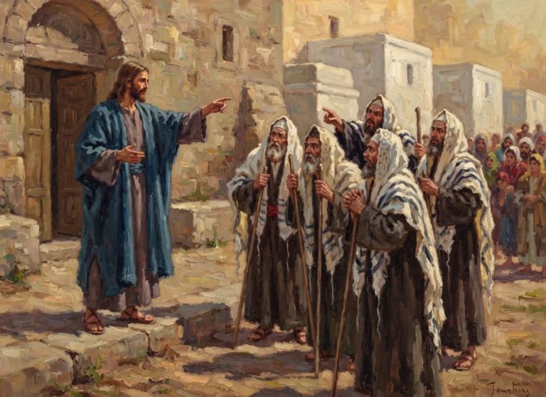 yesus mengecam para farisi