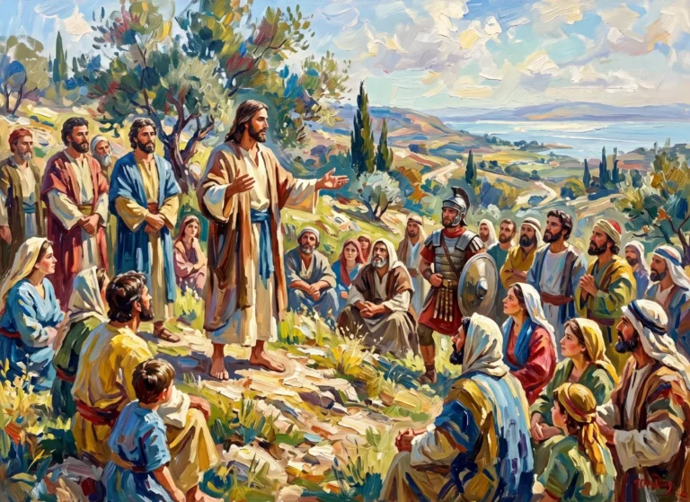 yesus mengajar mengasihi musuh