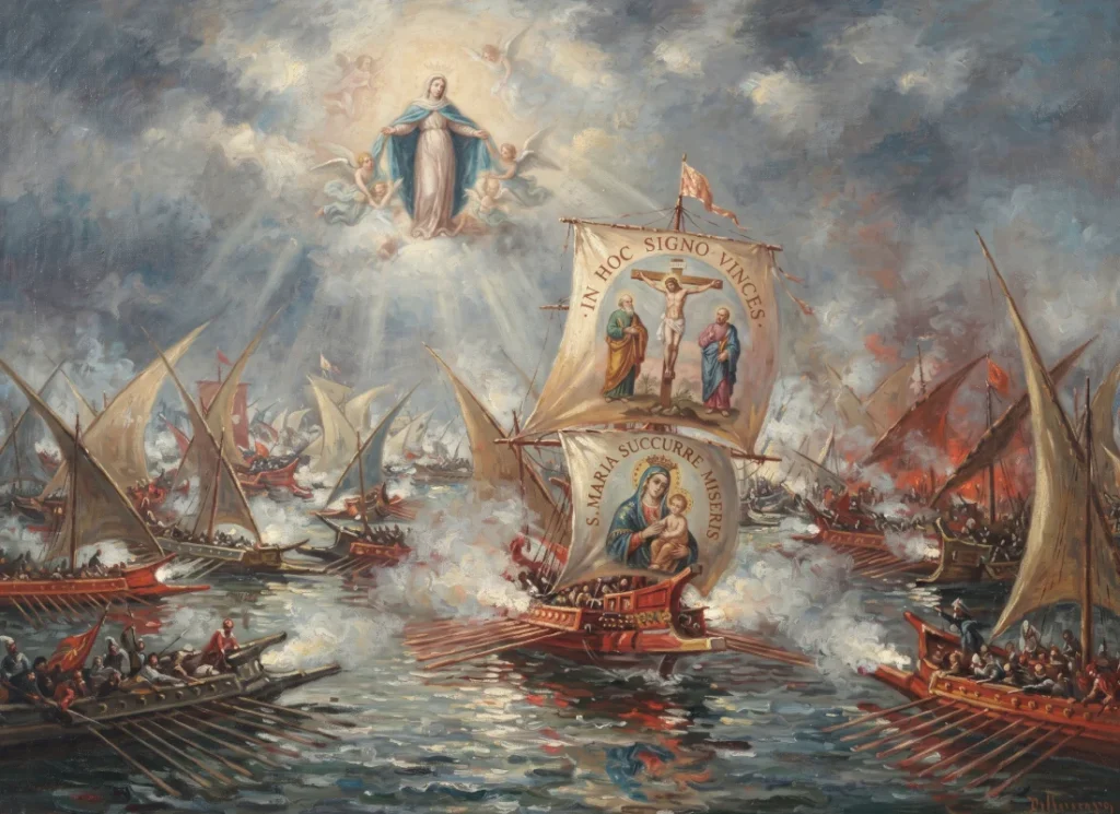 Menang Bersama Maria lepanto battle